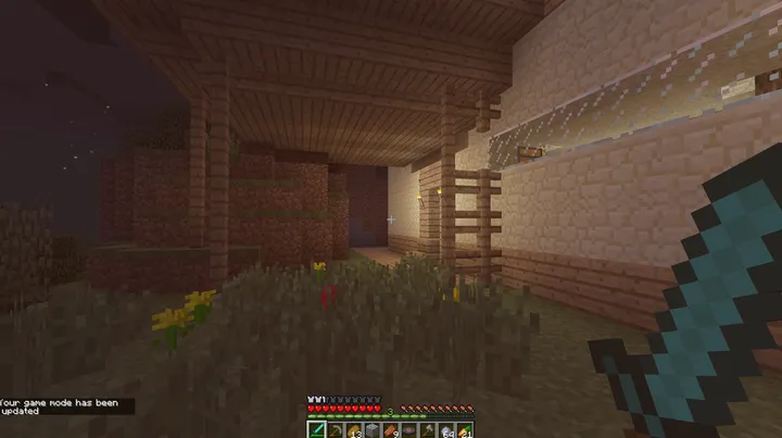 Minecraft with the legacy console shader